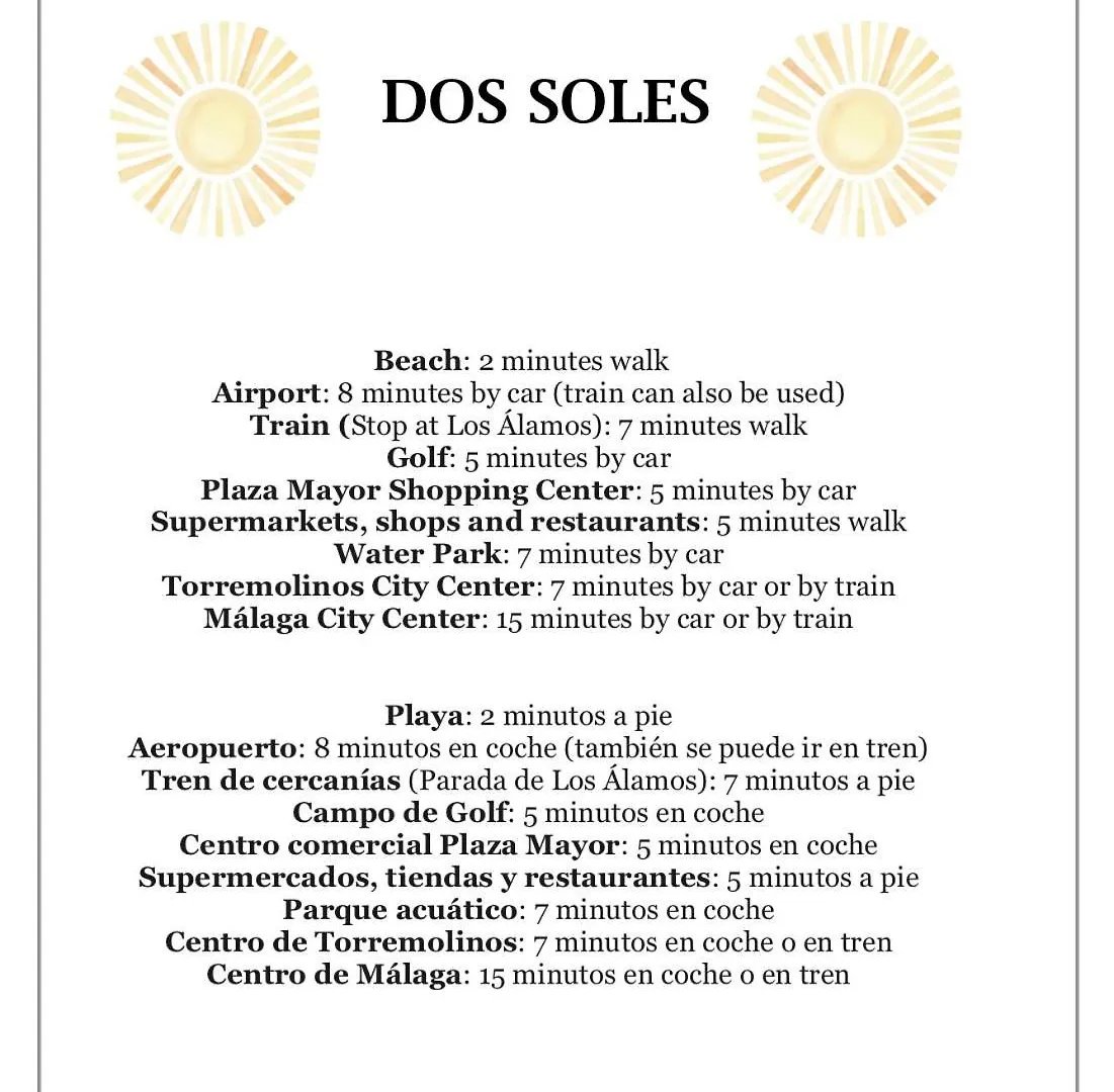 Dos Soles - Only 100 Meters From Beach Torremolinos 0*,